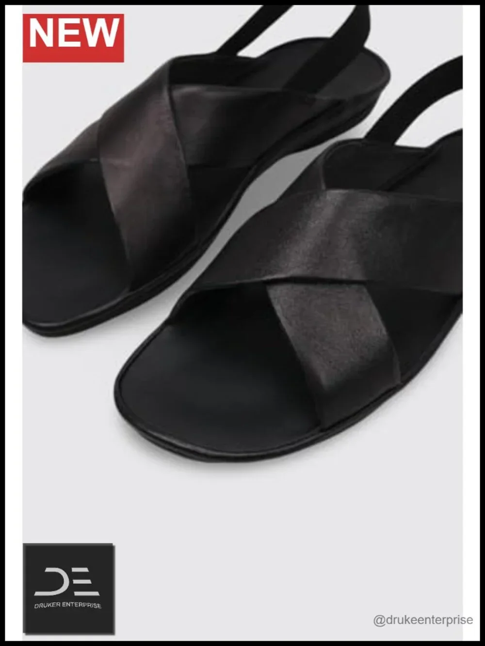 Camper Women's Leather Sandals - X-Strap Gladiator Flats, Slip On, Open Toe